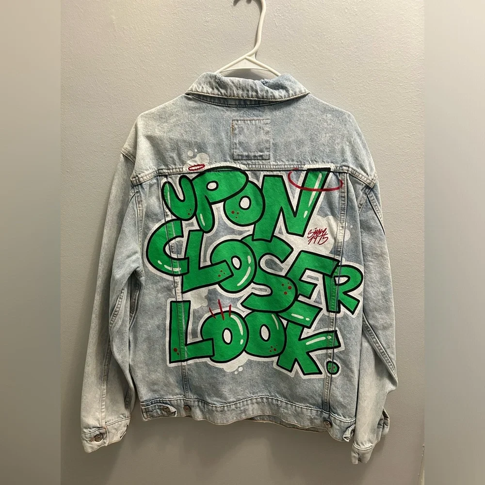 NWOT MENS JEAN JACKET - Picture 3 of 3